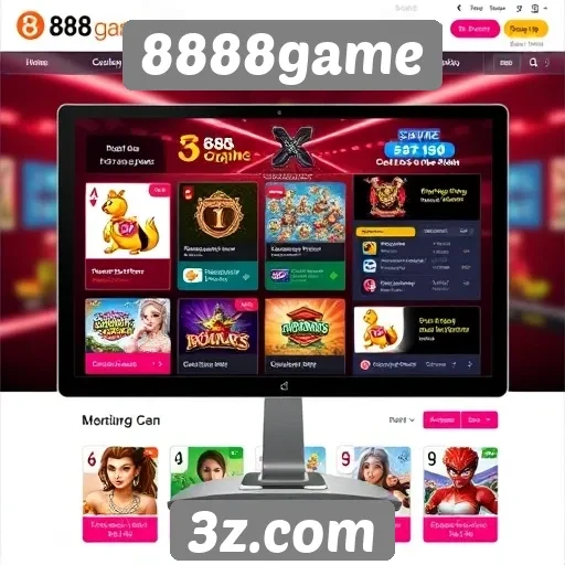 Acessibilidade e interface do 8888game analisadas